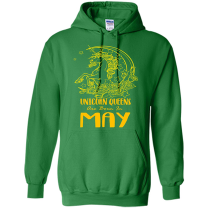 May Unicorn T-shirt Unicorn Queens Are Born In May Irish Green