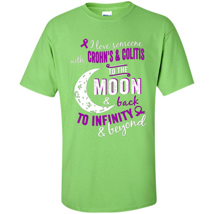 Crohn's and Colitis Awareness T-shirt Lime