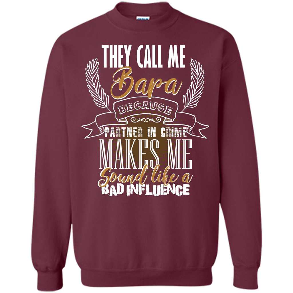 Funny Bapa T-shirt They Call Me Bapa Maroon
