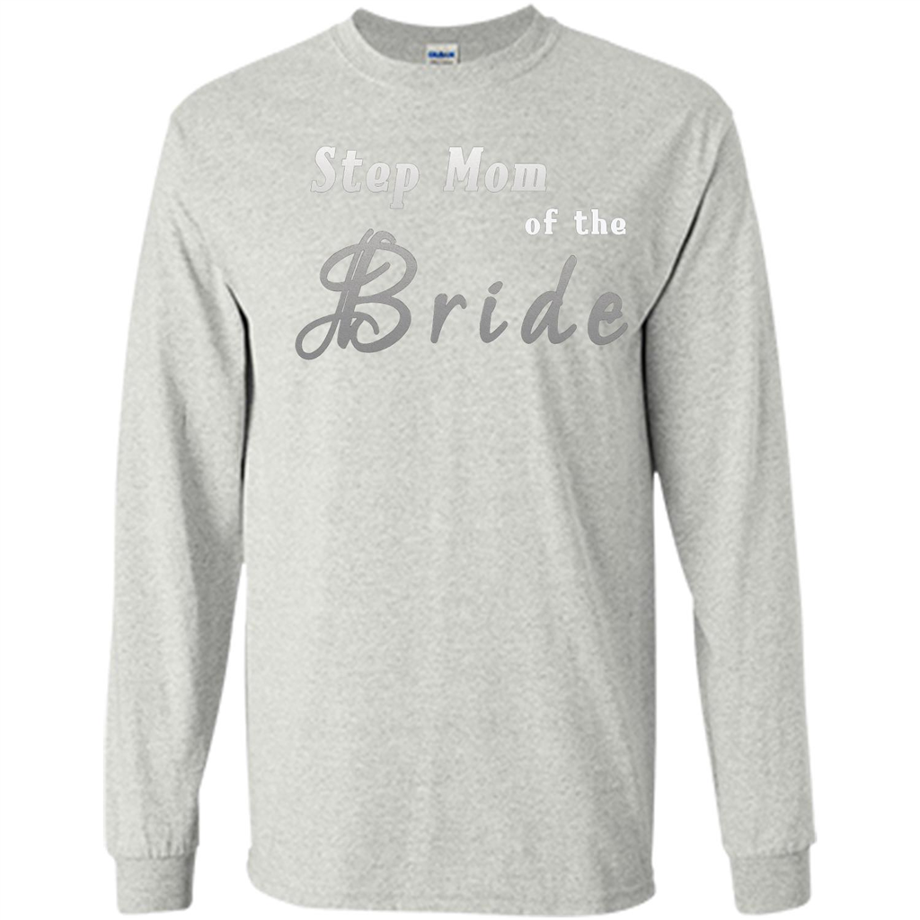Bride's Step Mom T-shirt - New Step Mother Of Bride Ash