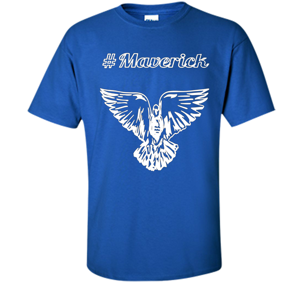 Vibrant T-Shirt Be A Maverick T-shirt Royal