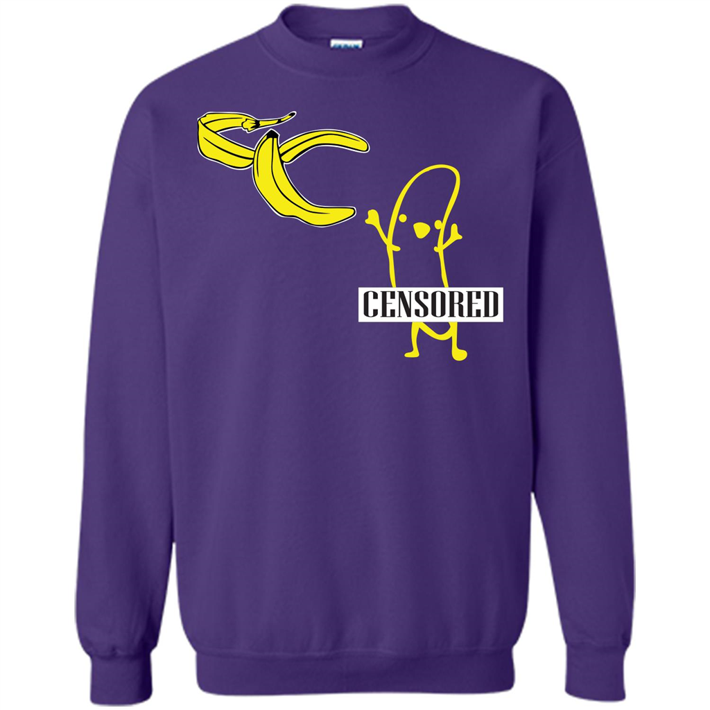 Banana T-shirt Censored T-shirt Purple