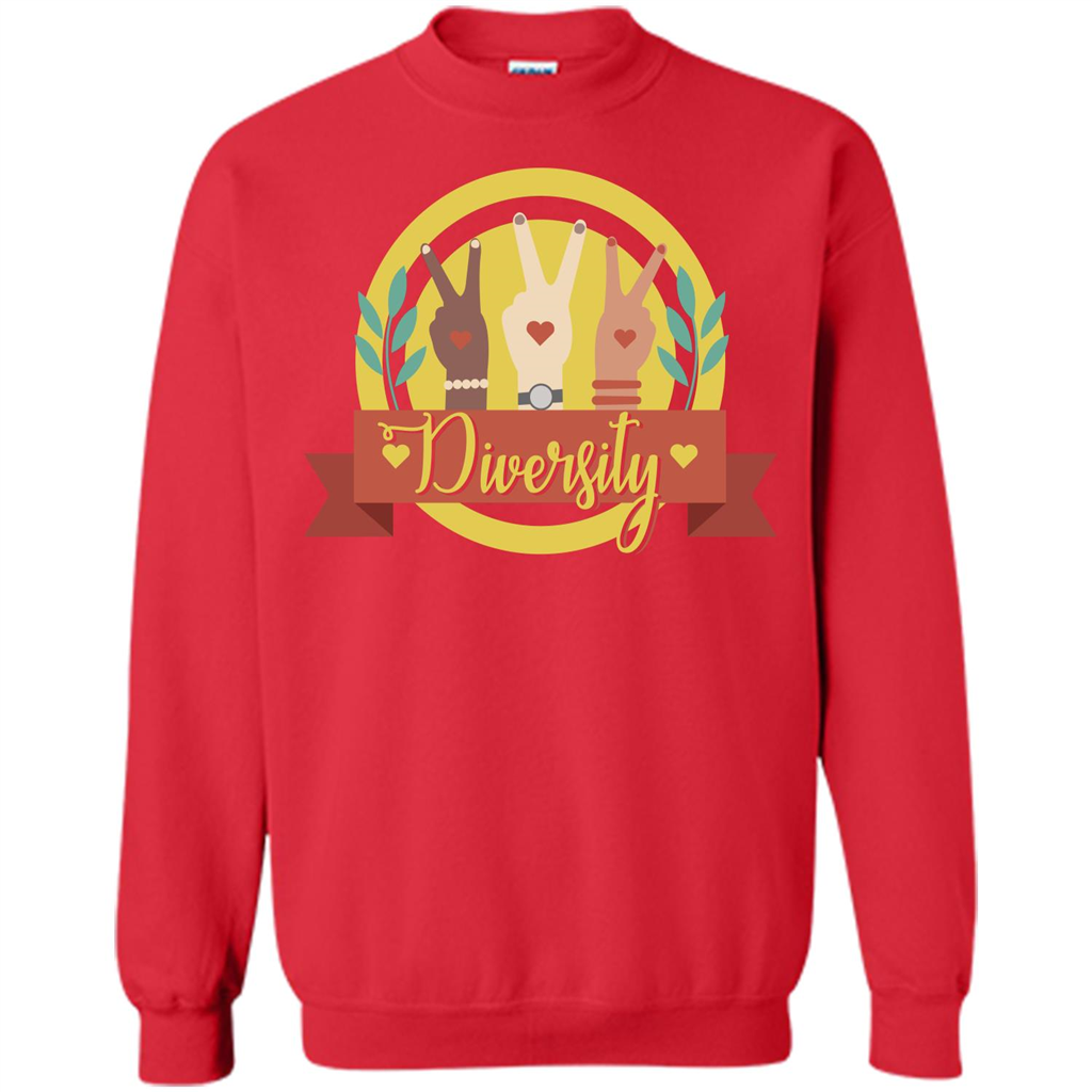 Diversity T-shirt Human Rights T-shirt Red