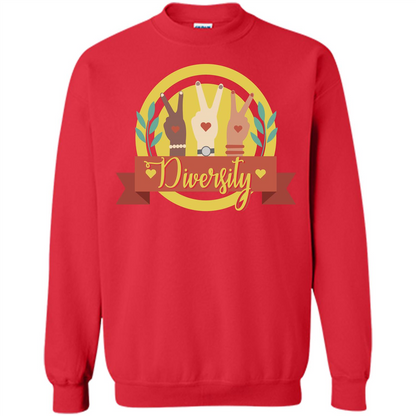 Diversity T-shirt Human Rights T-shirt Red