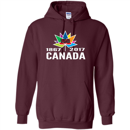 CANADA T-shirts Canada 150 Years Maroon
