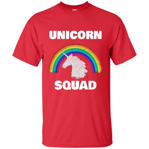 Unicorn Squad T-shirt Rainbow Unicorns Love T-Shirt