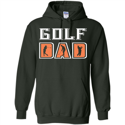 Golf Lover T-shirt Golf Dad Forest Green