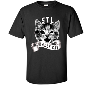 Cat Lover T-shirt Saint Louis Rally Cat T-shirt