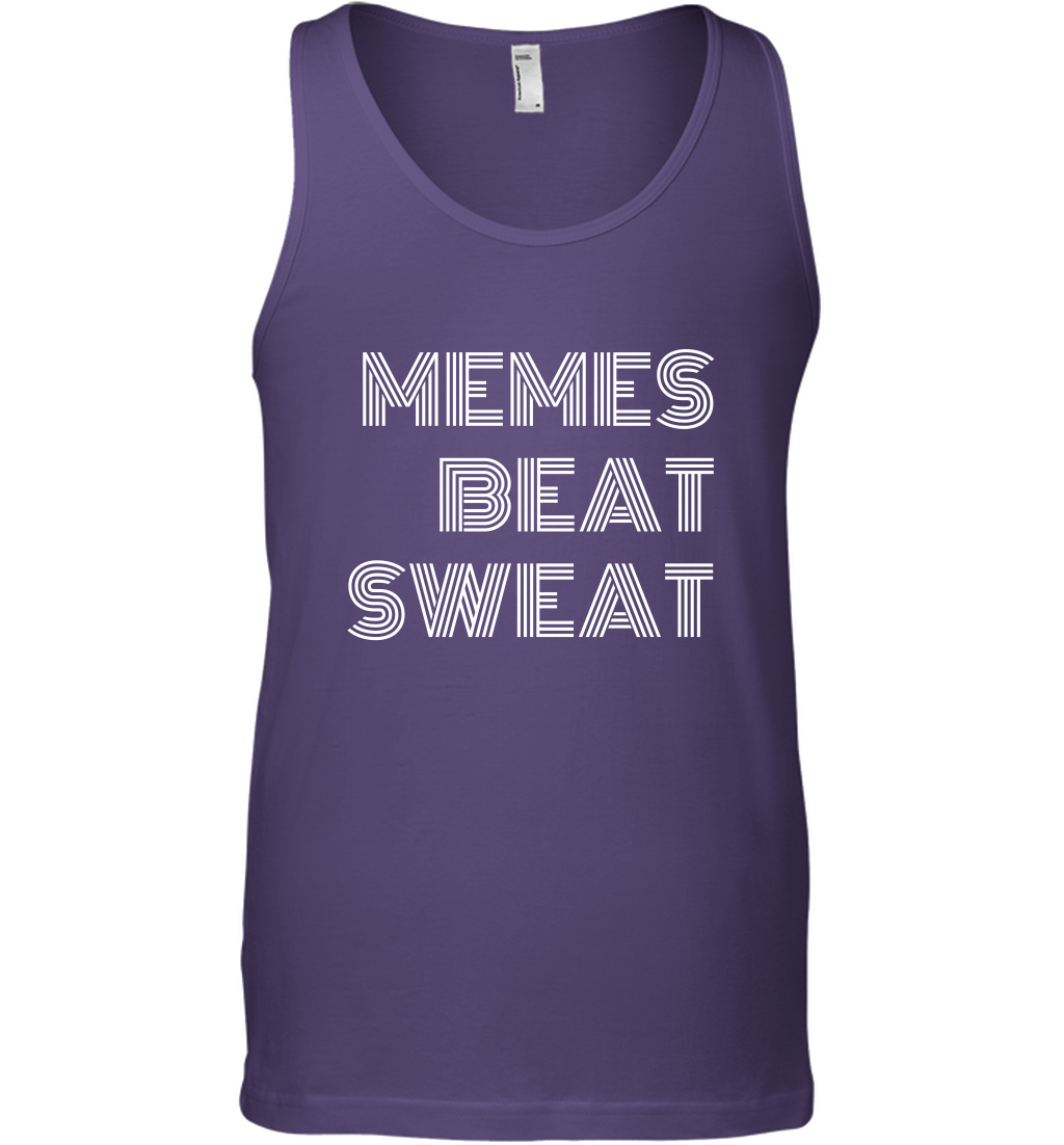 Memes Beat Sweat Shirt Tank Top Tank Top Purple