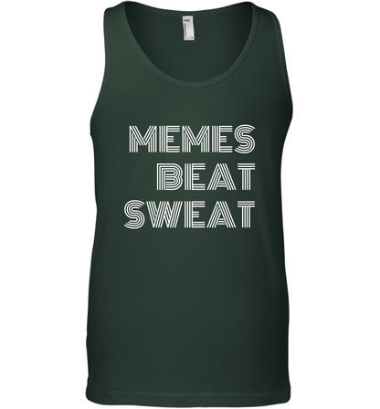 Memes Beat Sweat Shirt Tank Top Tank Top Forest Green