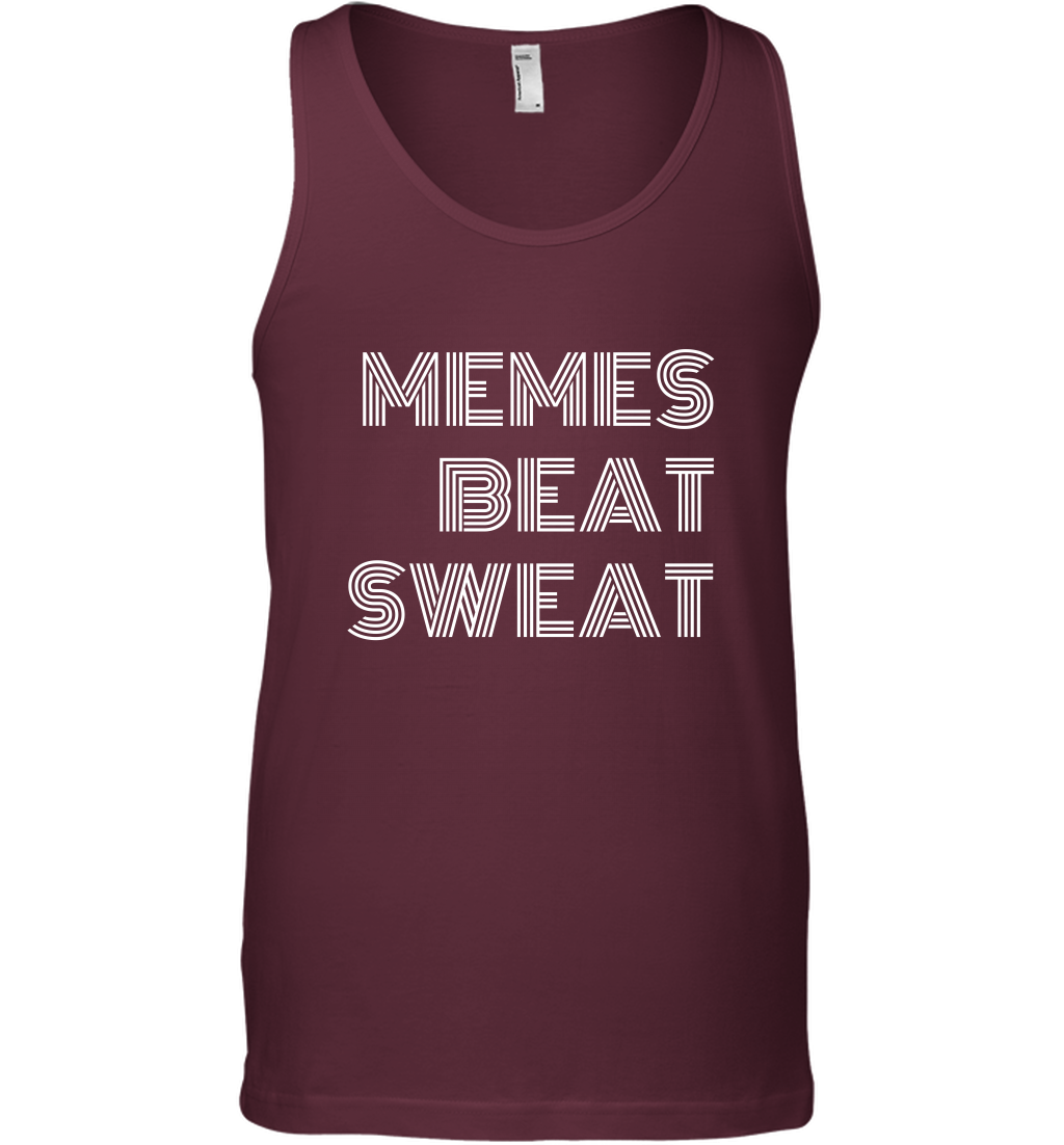 Memes Beat Sweat Shirt Tank Top Tank Top Maroon
