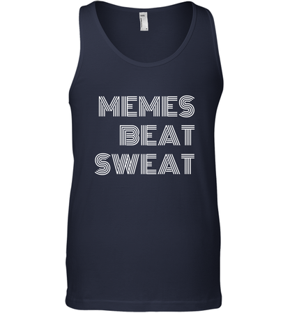 Memes Beat Sweat Shirt Tank Top Tank Top Navy