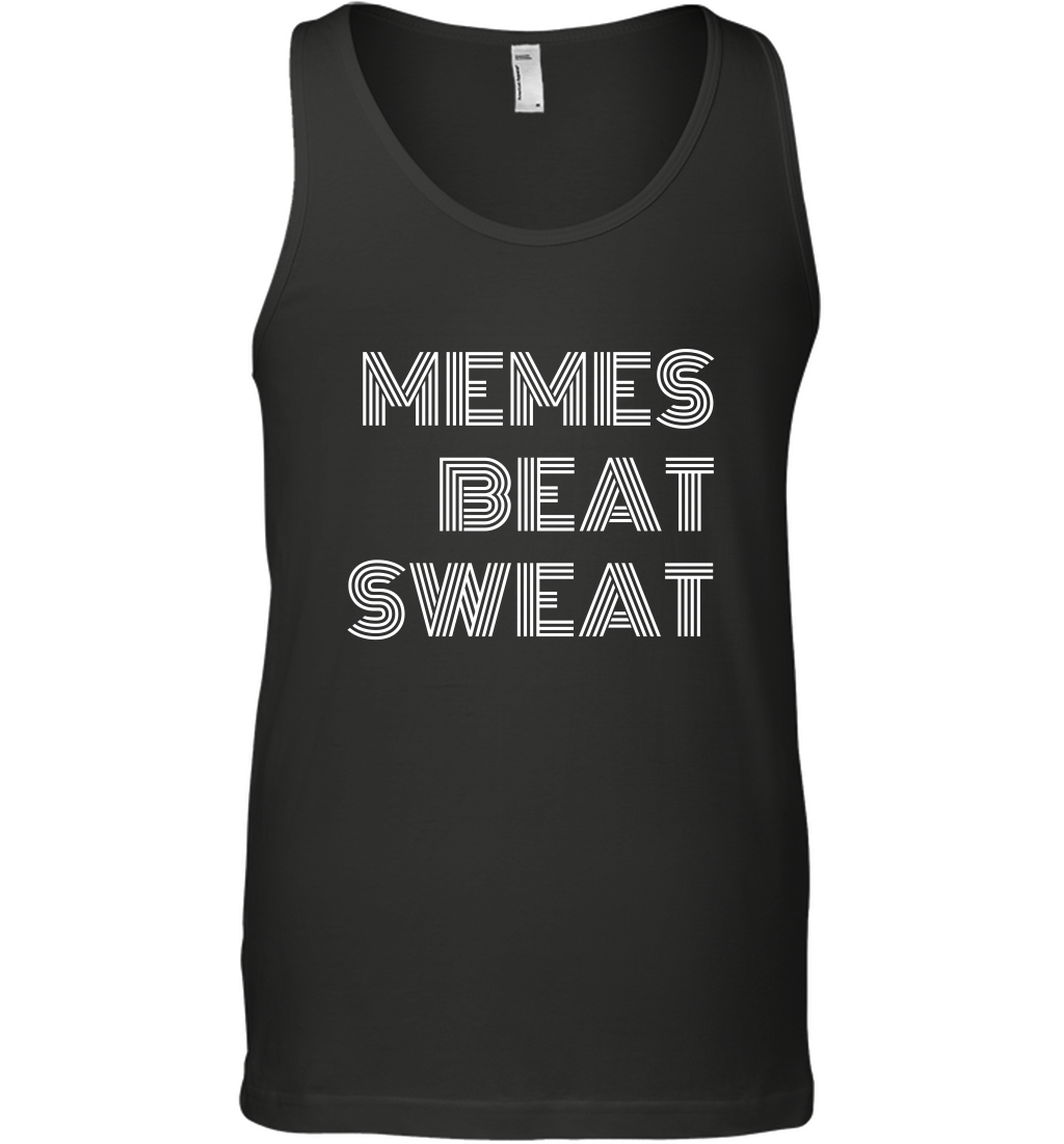 Memes Beat Sweat Shirt Tank Top Tank Top Black