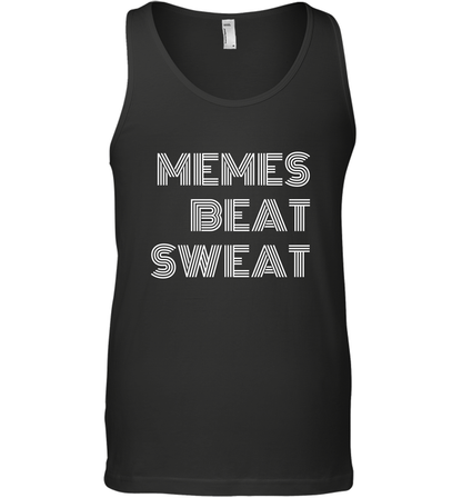 Memes Beat Sweat Shirt Tank Top Tank Top Black