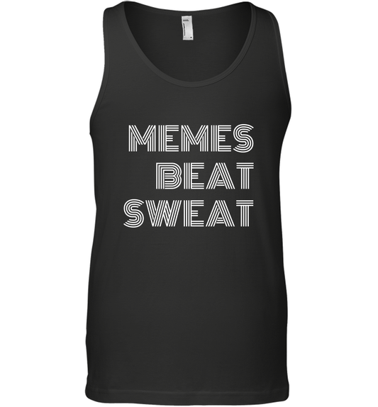Memes Beat Sweat Shirt Tank Top Tank Top Black