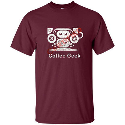 Coffee Lover T-shirt Certified Coffee Geek