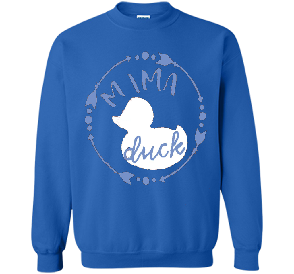 Women's Mama Duck TShirt, Mama Duck Plaid Shirt, Matching Fa shirt Royal