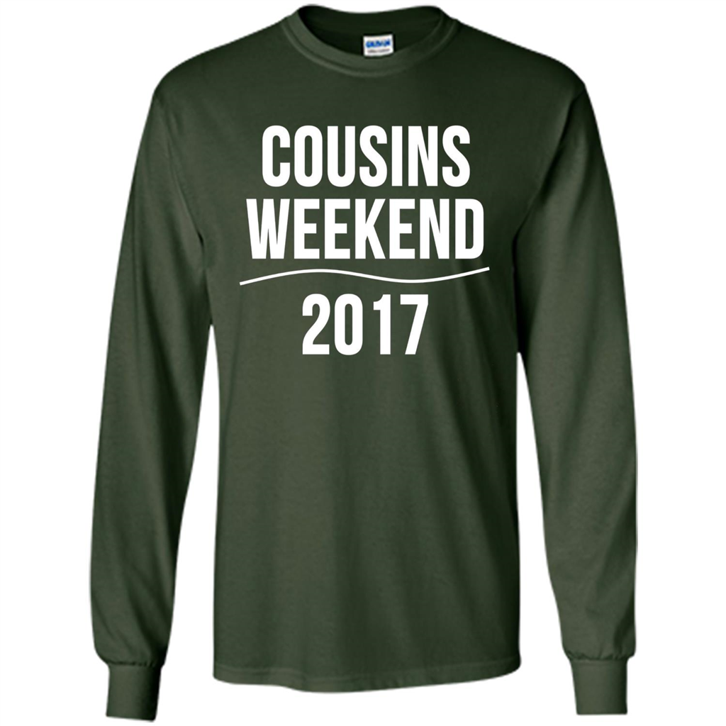 Family T-shirt Cousins Weekend 2017 Forest Green