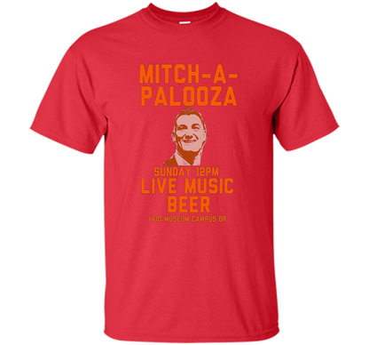 Mitch A Palooza Blue And Orange Party T-shirt Red