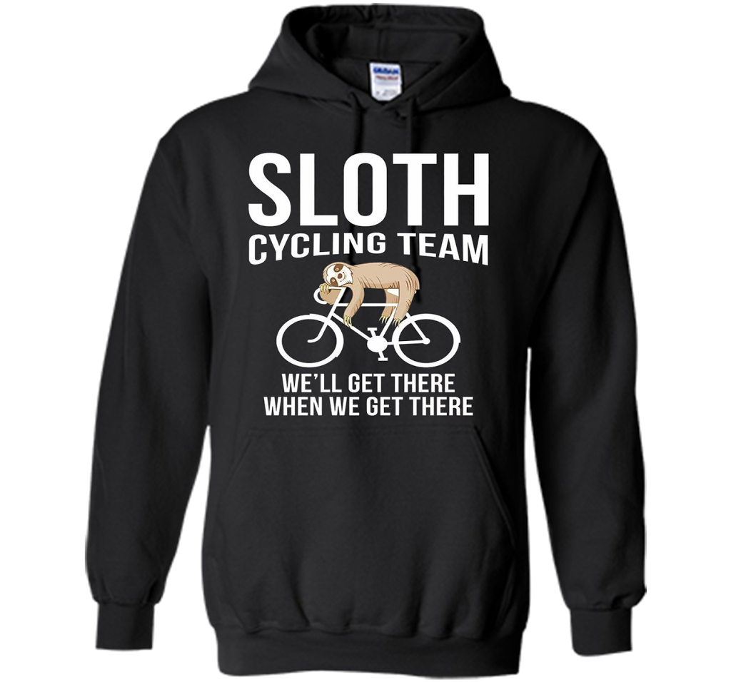 Sloth Cycling Team T-shirt Black