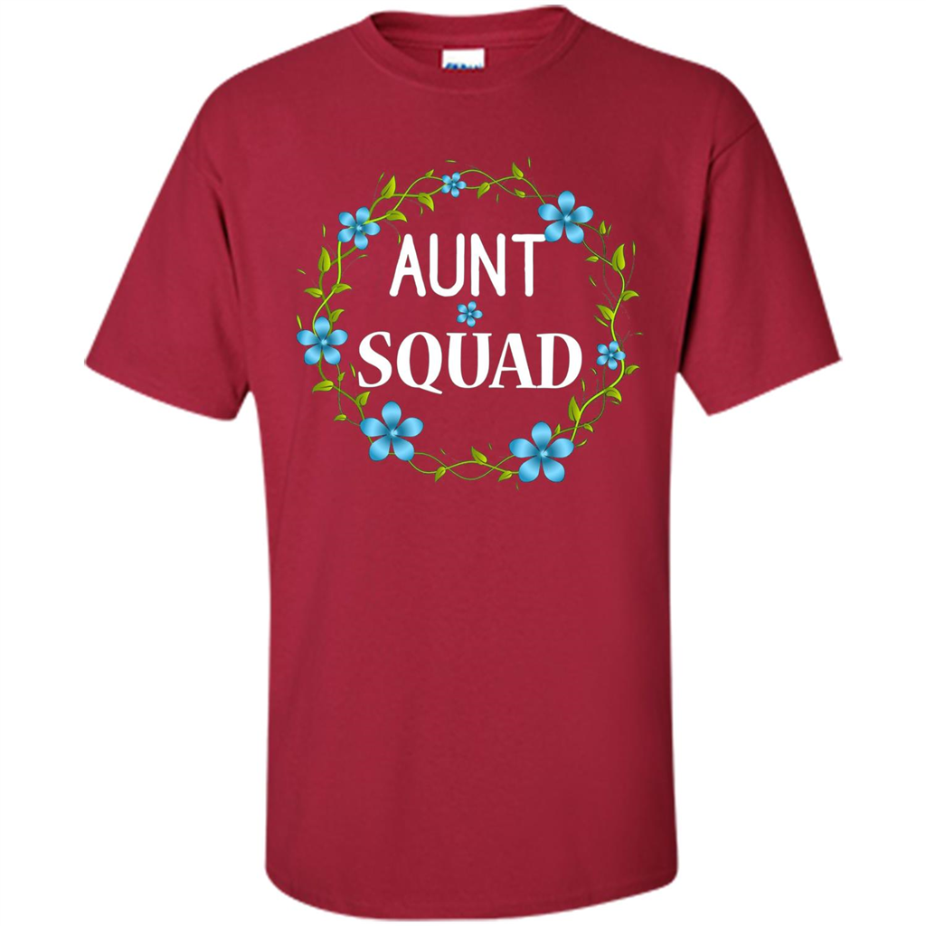 Aunt Squad T-shirt Cardinal