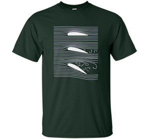 Airplane Wing T-Shirt Aerospace Airfoil Stall Diagram cool shirt