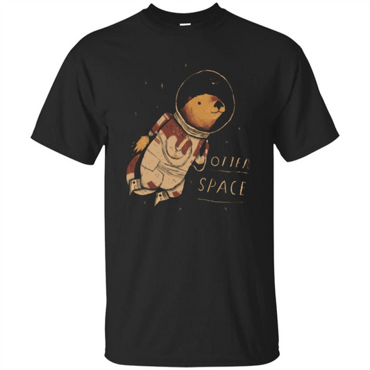 Otter Space T-shirt Black