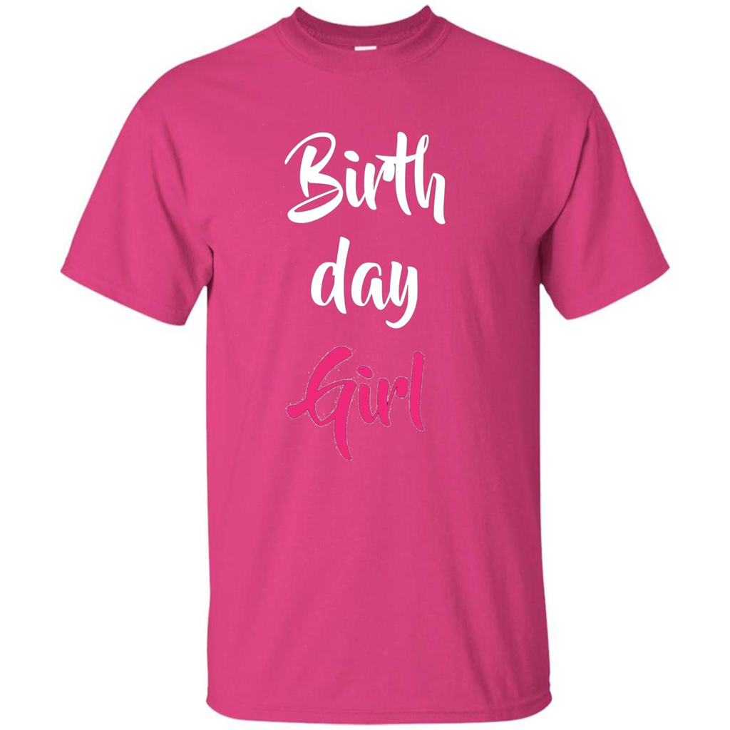 Birthday Girl T-shirt Pink Party Birthday T-shirt