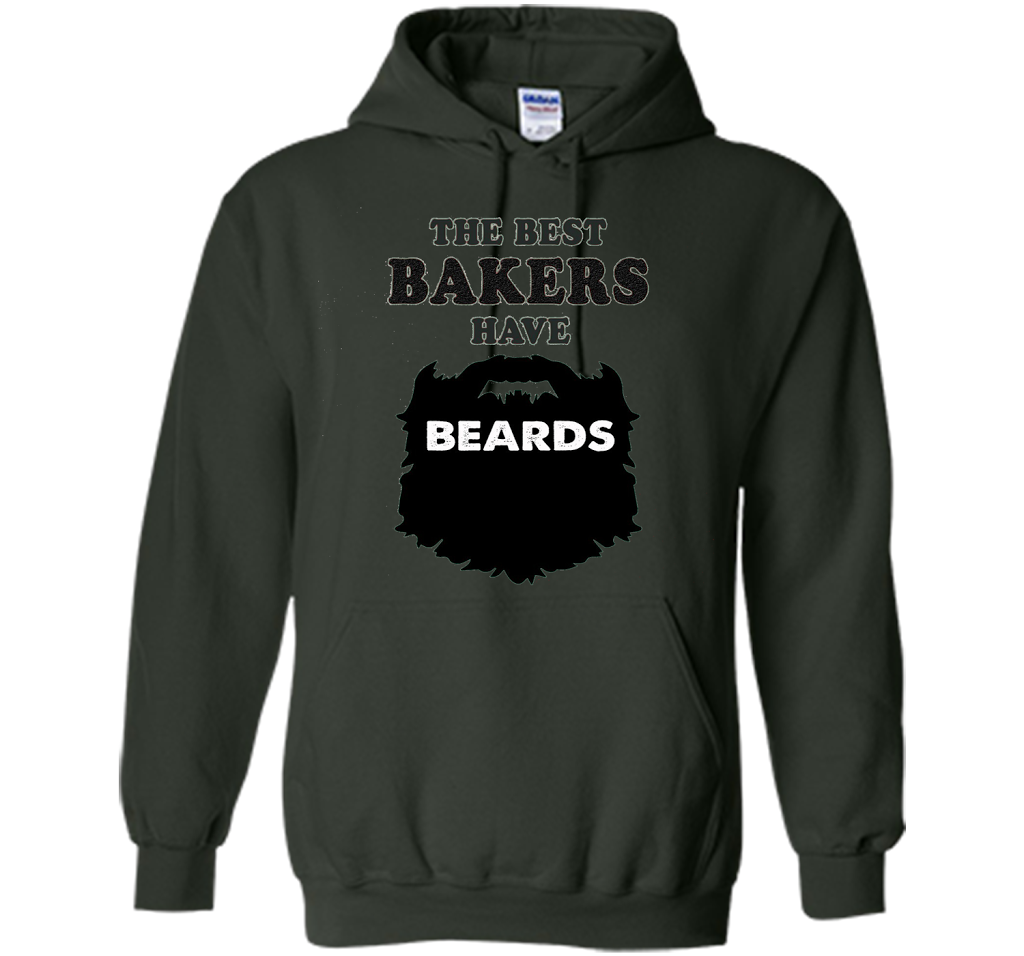 Baker T-shirt The Best Bakers Have Beards T-shirt Forest Green