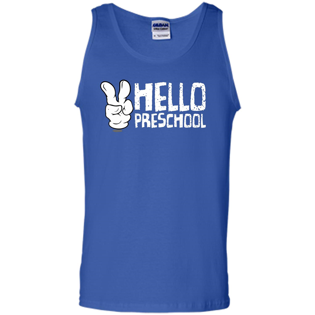 Hello Preschool T-shirt School Day T-shirt Royal