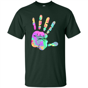 Hand Print Watercolor T-shirt