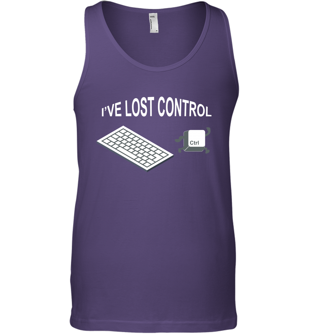 I've Lost Control Funny Ctrl Button Shirt Tank Top Tank Top Purple
