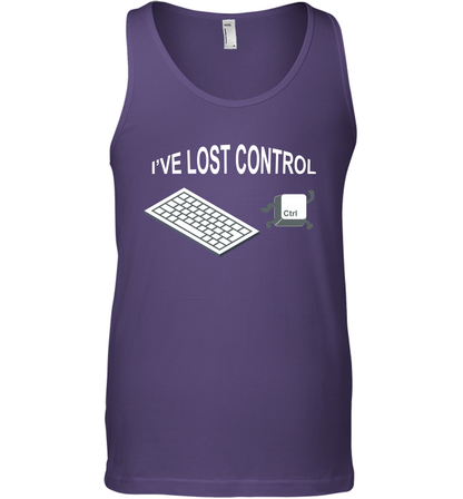I've Lost Control Funny Ctrl Button Shirt Tank Top Tank Top Purple