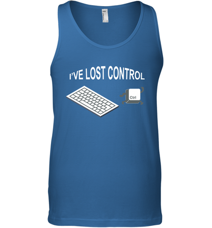 I've Lost Control Funny Ctrl Button Shirt Tank Top Tank Top Royal