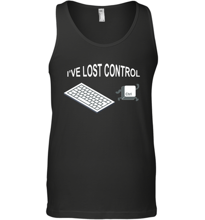 I've Lost Control Funny Ctrl Button Shirt Tank Top Tank Top Black