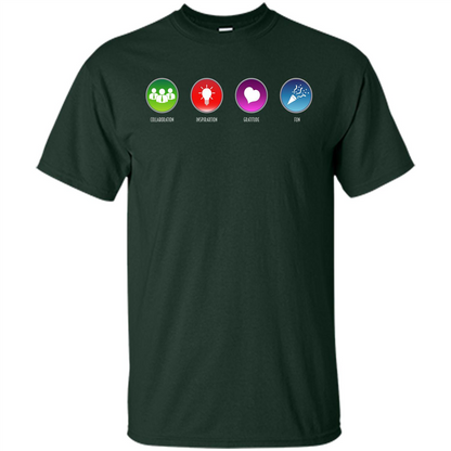 Values Icons T-shirt Forest Green