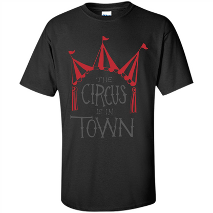 Circus T-shirt The Circus is in Town Black