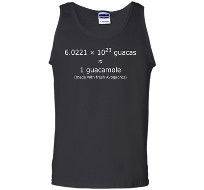 Scientist T-shirt Avogadro's Number Guacamole T-shirt Black