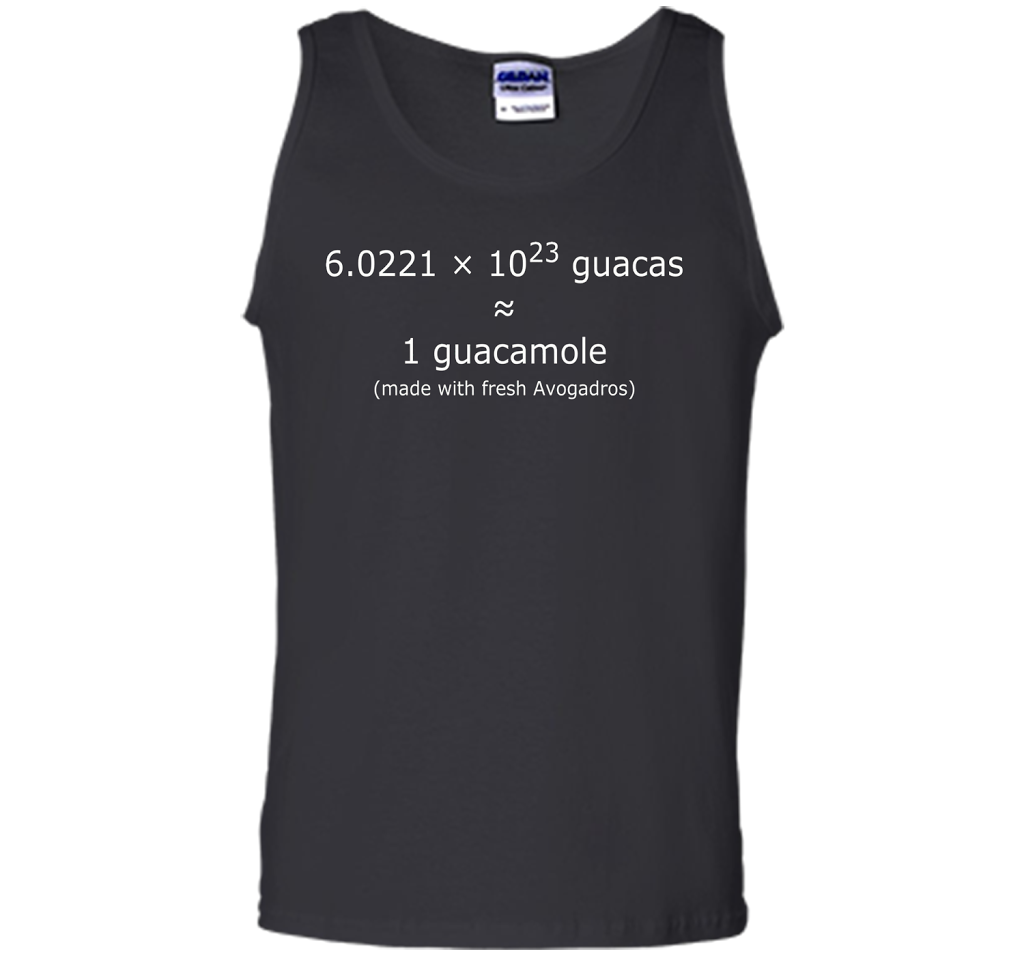 Scientist T-shirt Avogadro's Number Guacamole T-shirt