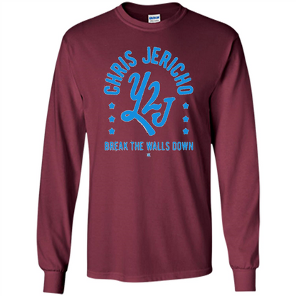 Chris Jericho Break The Walls Down T-shirt Maroon