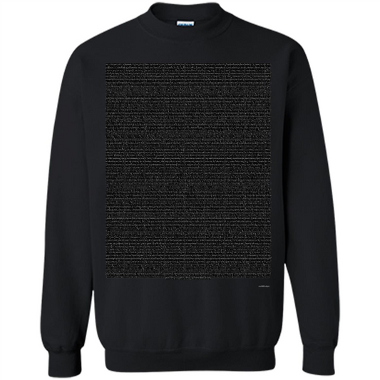 Bee Movie Script T-shirt Black