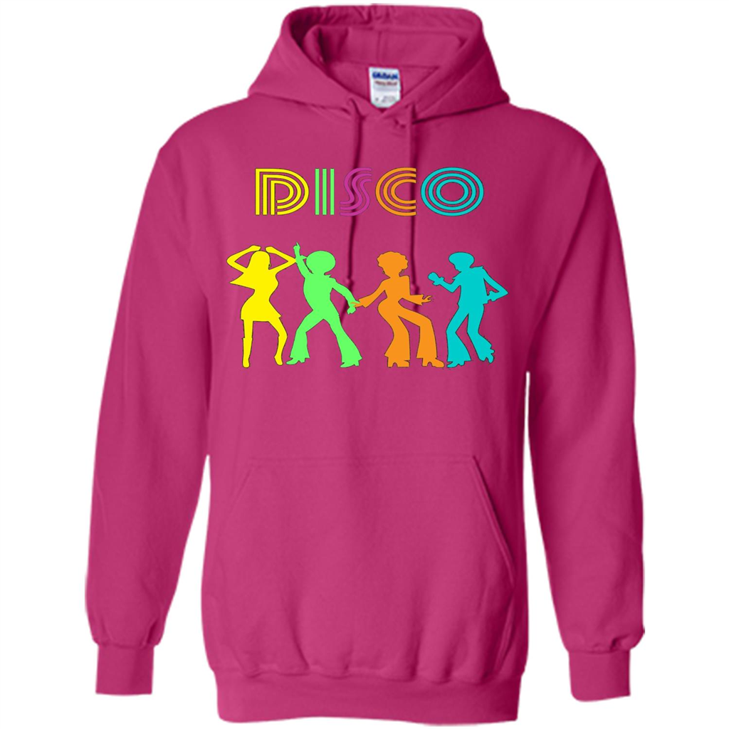 Disco Dancers Dancing Design T-shirt Heliconia