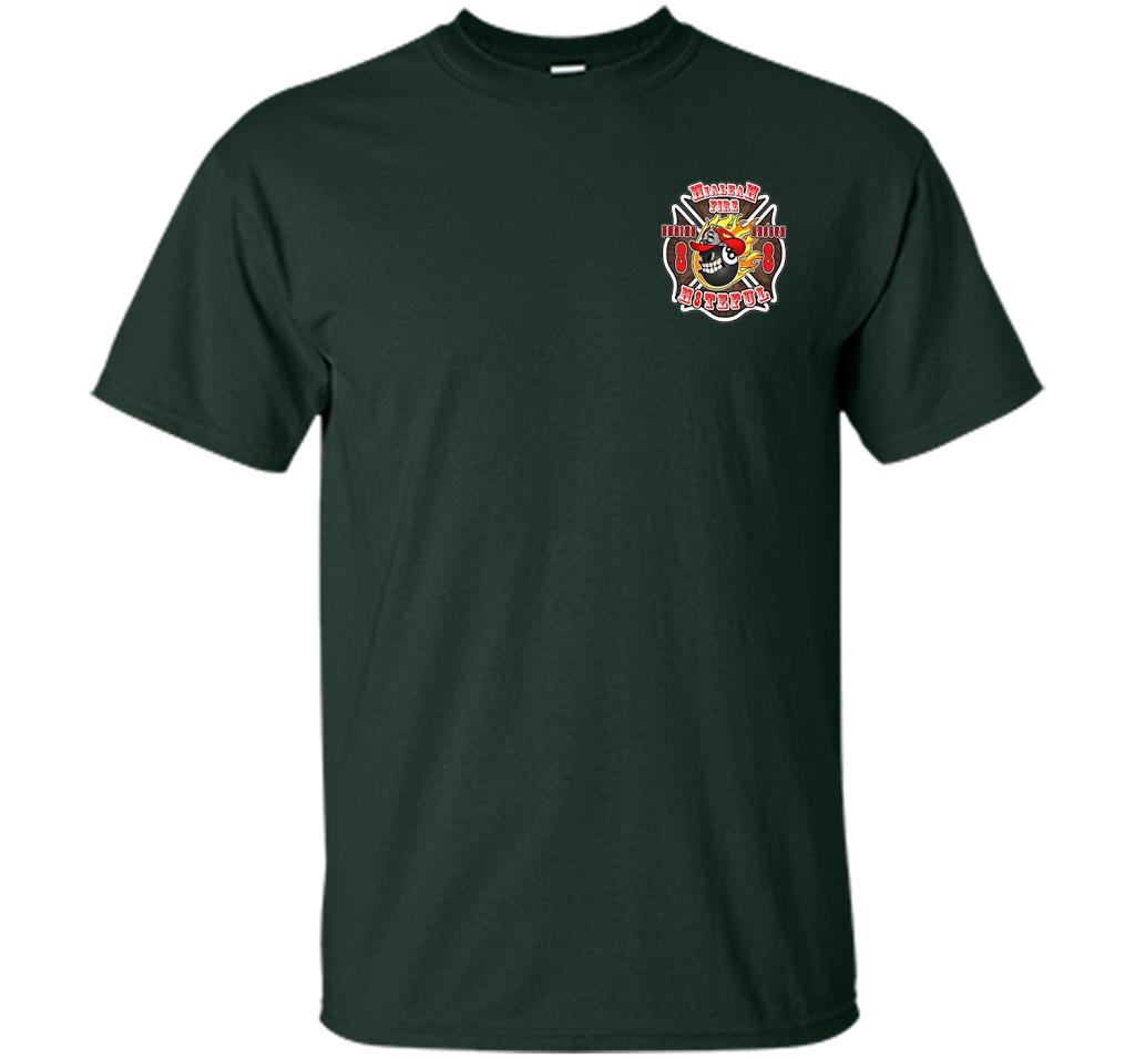 Hialeah Fire Department Station 8 T-shirt Forest Green