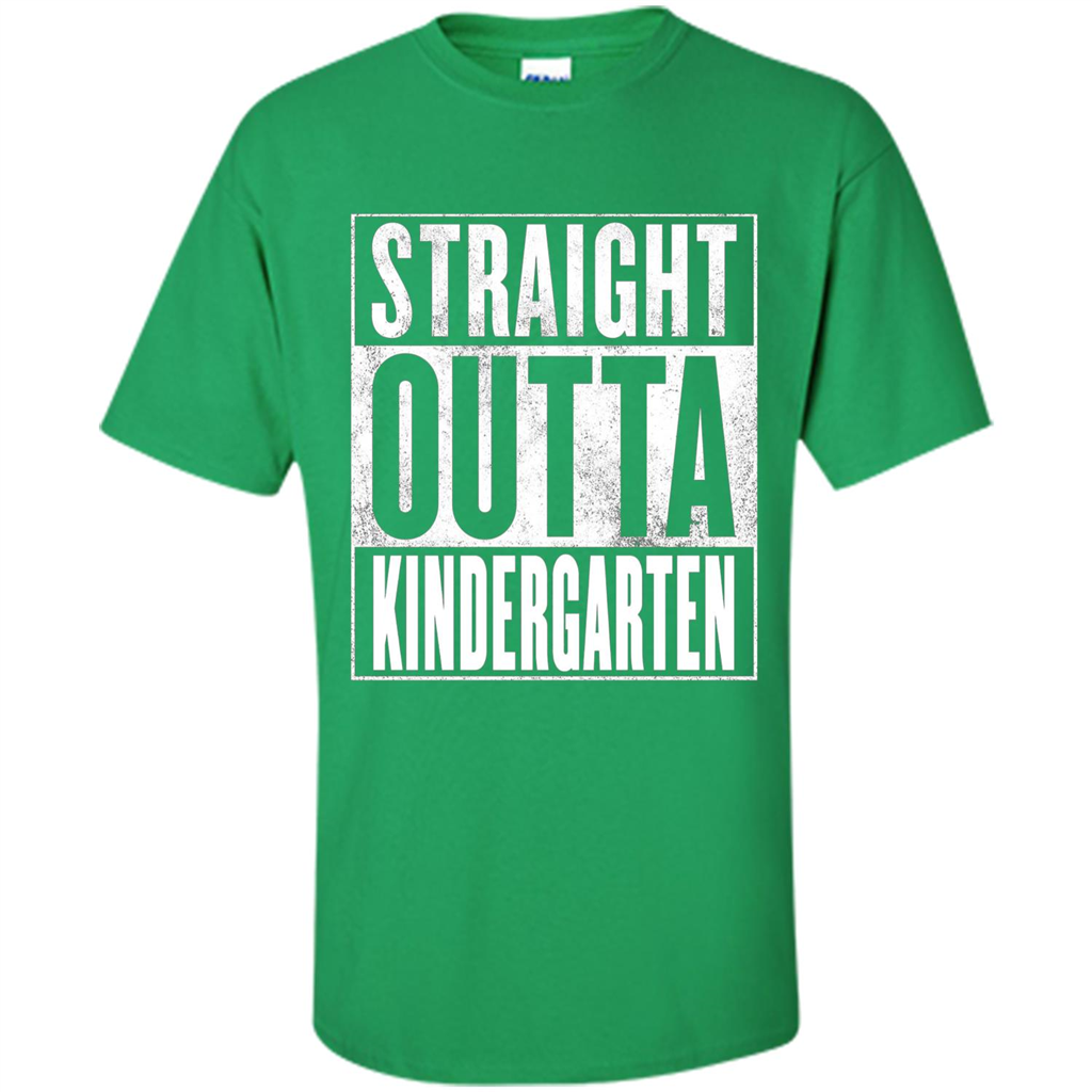 Straight Outta Kindergarten T-shirt Irish Green