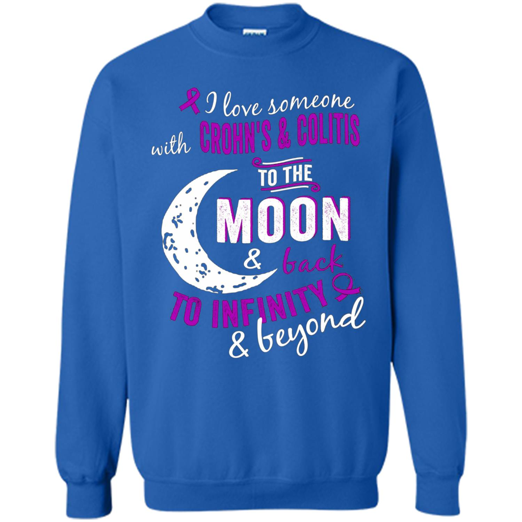 Crohn's and Colitis Awareness T-shirt Royal