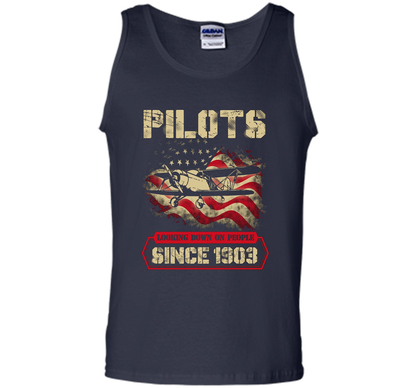 Pilots Looking Down On People Since 1903 T-shirt Navy