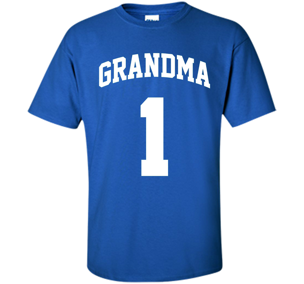 Number One Grandma T-Shirt shirt Royal
