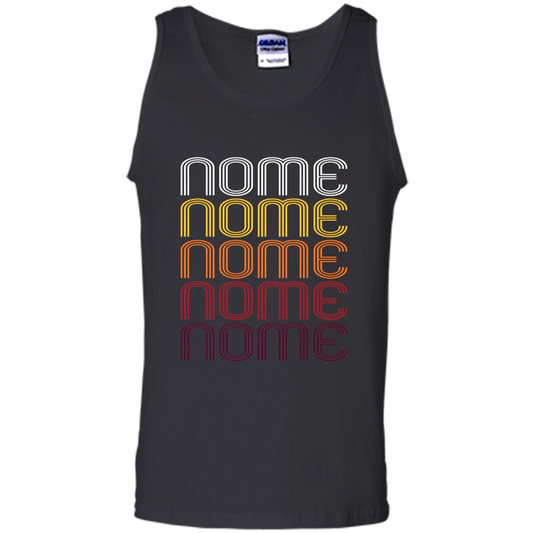 Nome, Vintage Style Alaska T-shirt Black