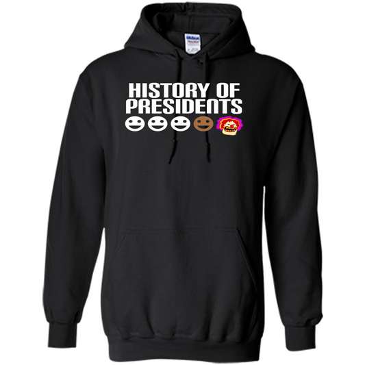 American T-shirt History Of Presidents Black