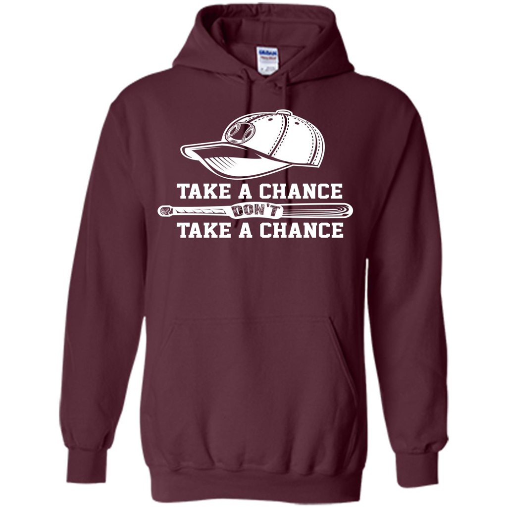 Football T-shirt Take A Chance Don't Take A Chance Maroon
